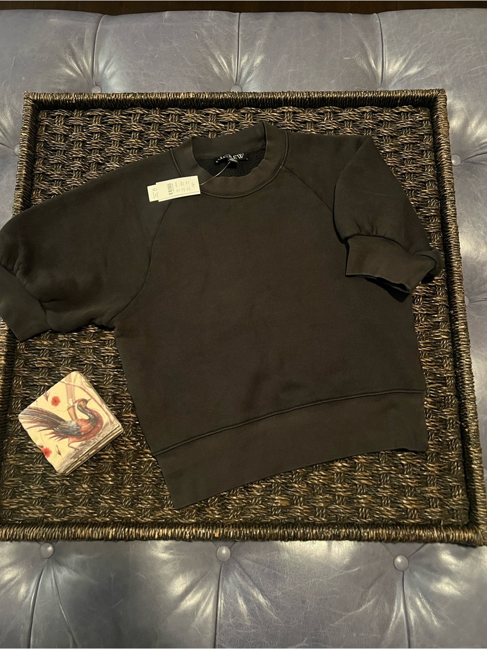 J.Crew Puff Sleeve Cotton Sweater